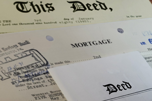 Deeds and Mortgage Document Image